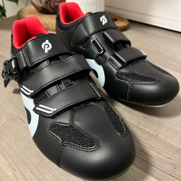 Peloton | Shoes | Peloton Black And Red Athletic Cycling  display picture 3